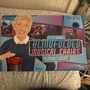 Ellen’s Blindfolded Musical Chairs Game